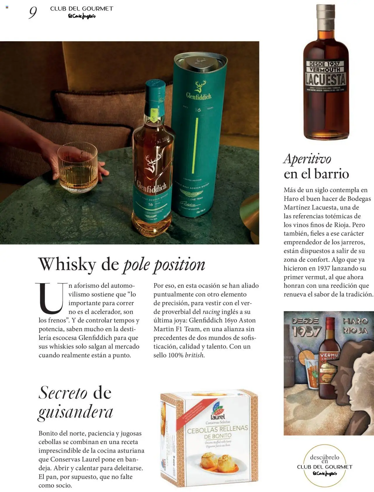 El Corte Inglés ofertas │ válido desde el 26.09.2025 | Página: 9 | Productos: Whisky, Cocina