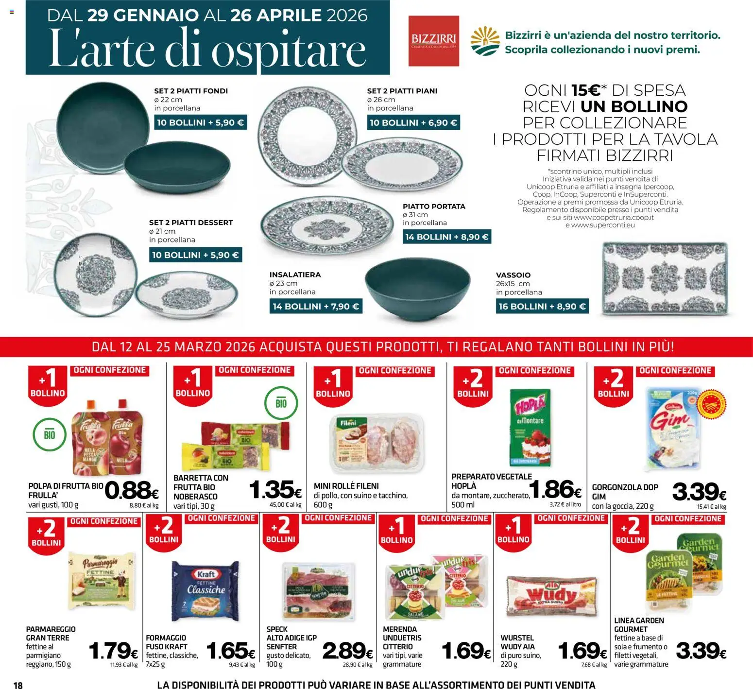 Volantino Superconti del 12.03.2026 | Pagina: 19 | Prodotti: Suino, Wurstel, Piatto, Parmigiano