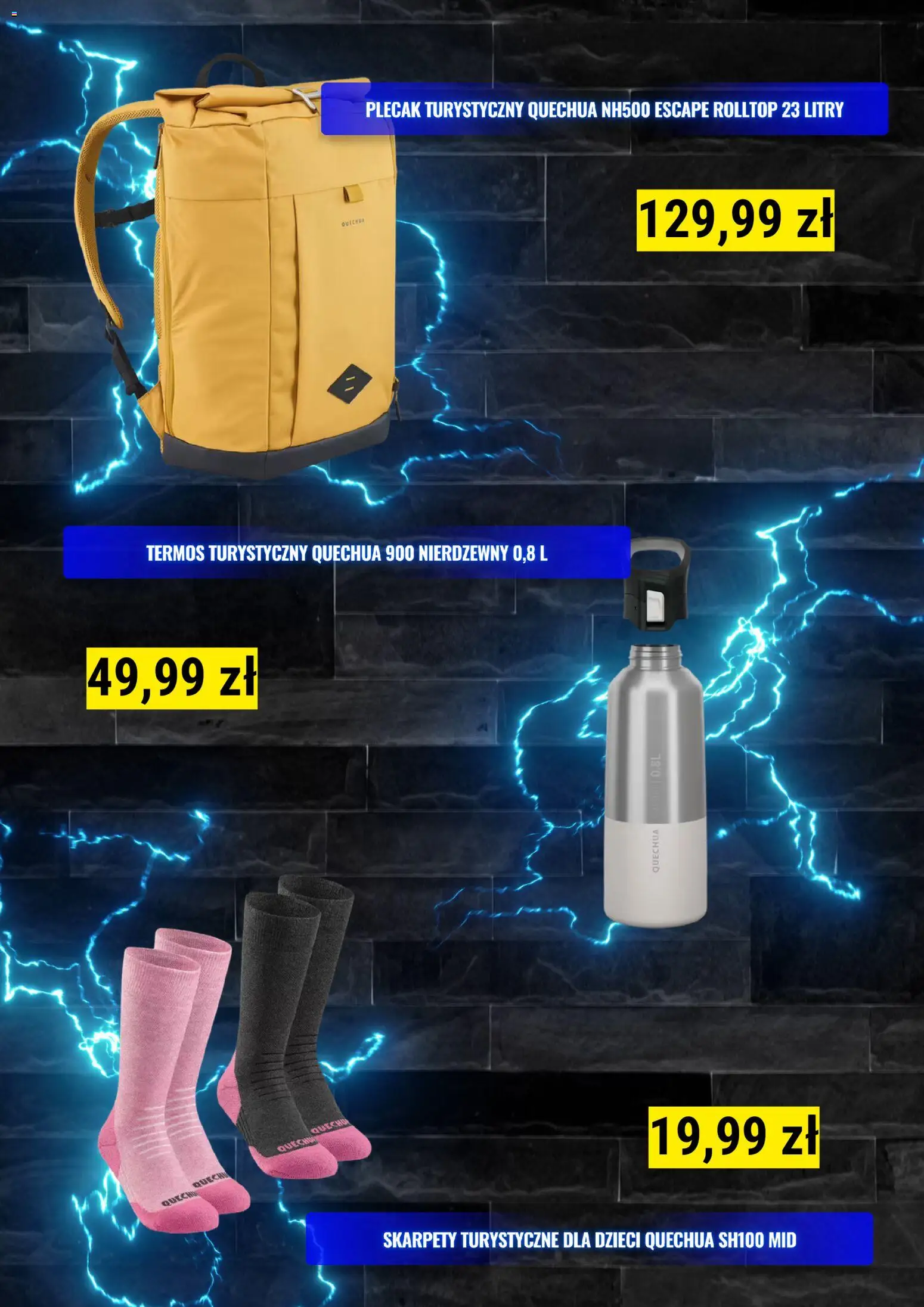 Decathlon Gazetka - Oferta sezonowa od 02.03.2026 | Strona: 4 | Produkty: Skarpety, Plecak