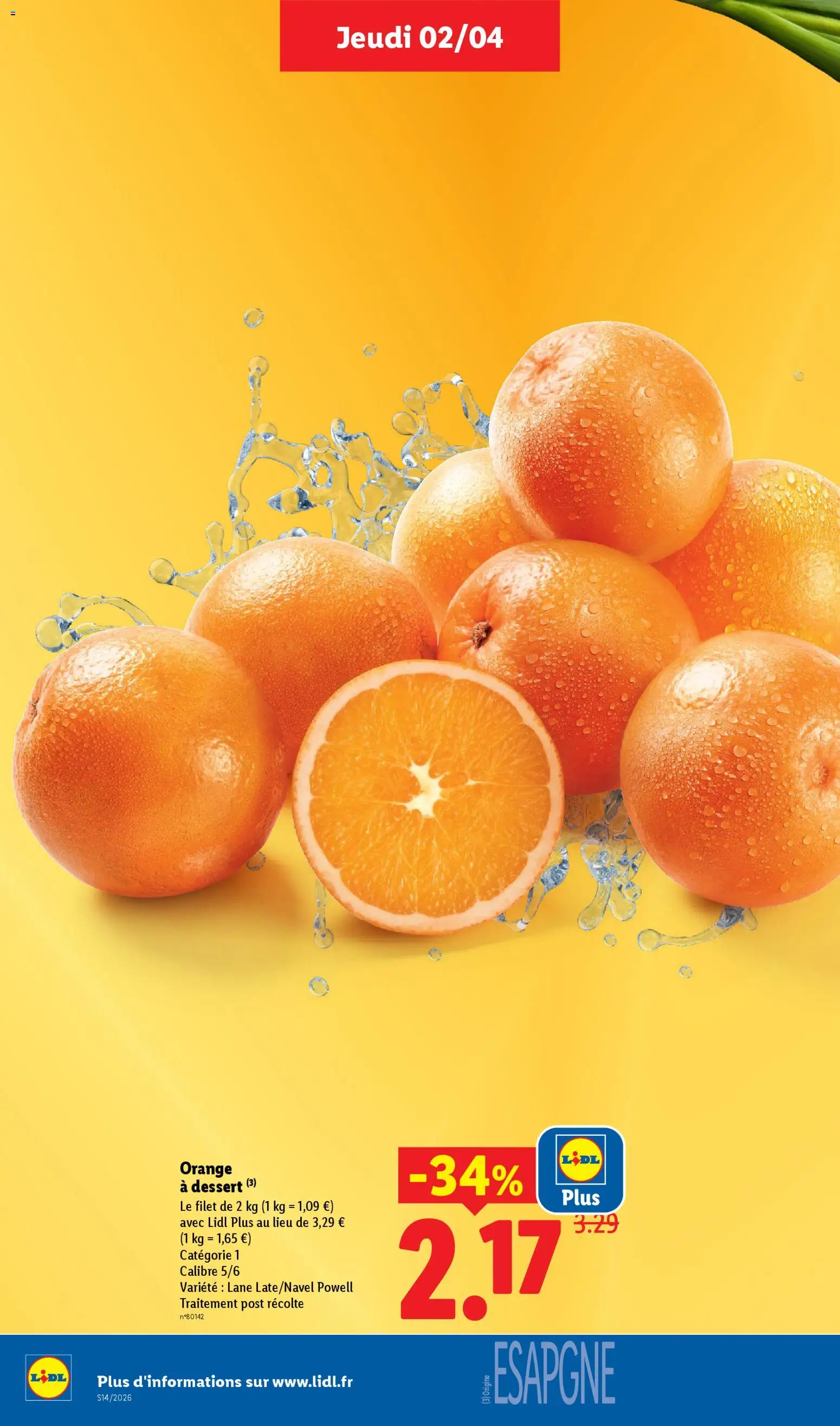 {H1} | Page: 3 | Produits: Orange