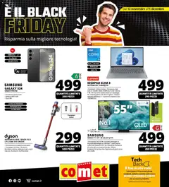 Anteprima del volantino Comet - Black Friday valido a partire dal 13.11.2025