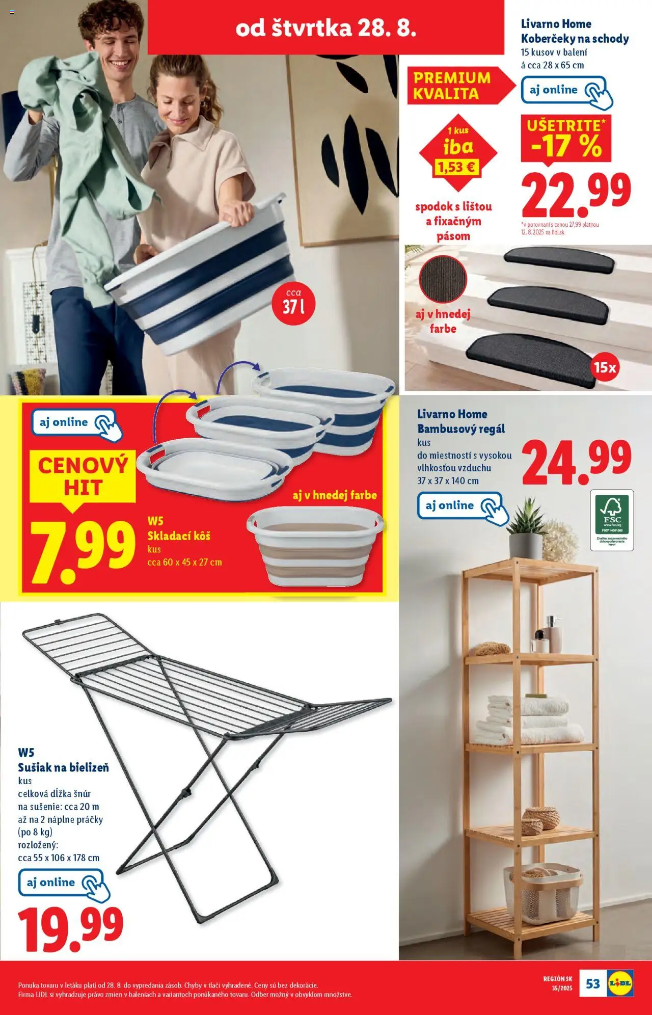 Lidl leták │ platný od 25.08.2025 | Strana: 89 | Produkty: Regál, Práčky