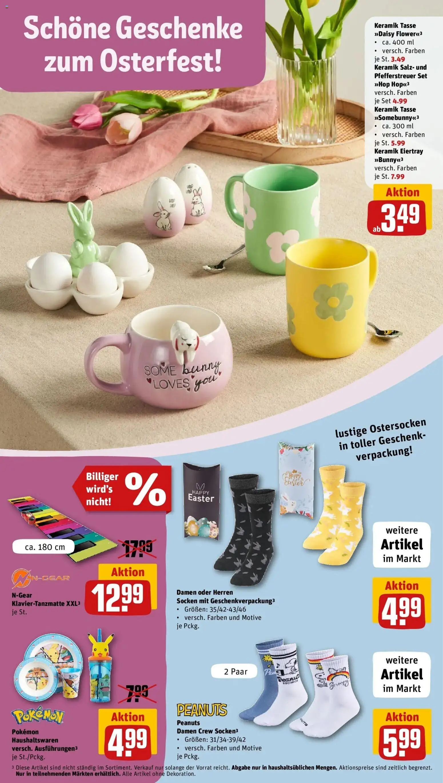 Rewe Prospekt Diez	 – gültig ab 15.03.2026 | Seite: 30 | Produkte: Salz, Socken