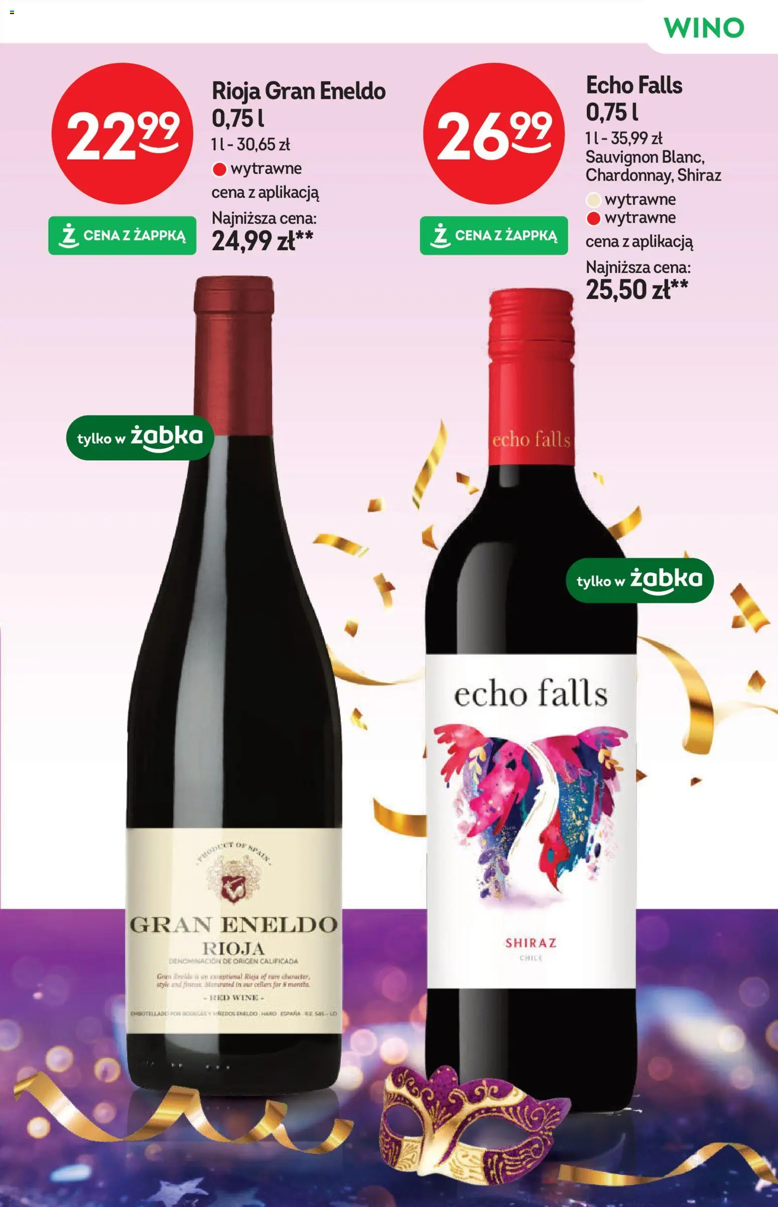 Żabka Gazetka - Katalog win od 21.01.2026 | Strona: 17 | Produkty: Wino