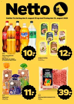 Eksempel på tilbudsavis Netto - Tilbudsavis fra butik Netto gyldig fra 09.08.2025