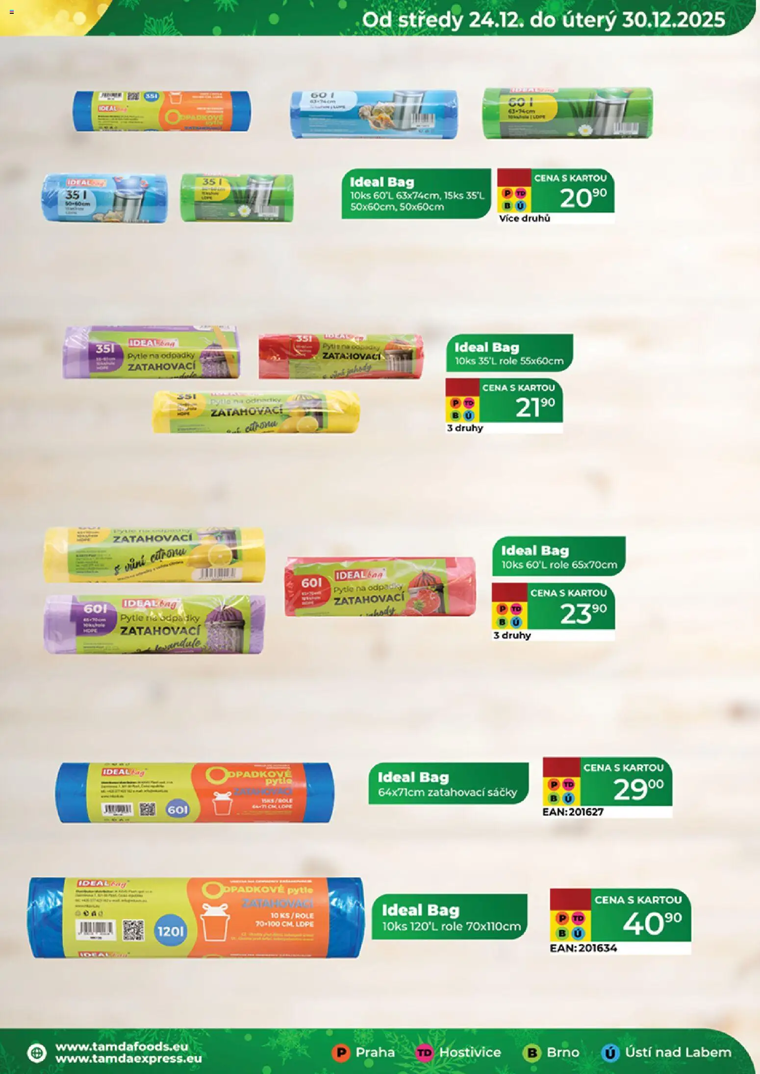 Tamda Foods leták od 24.12.2025 | Strana: 27 | Produkty: Pytle na odpadky