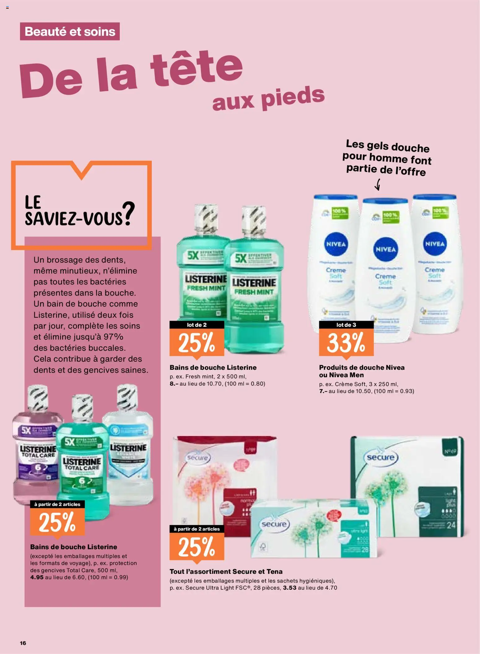 Migros aktionen FR – gültig ab 23.04.2026 | Seite: 16 | Produkte: Shower Gel, Creme