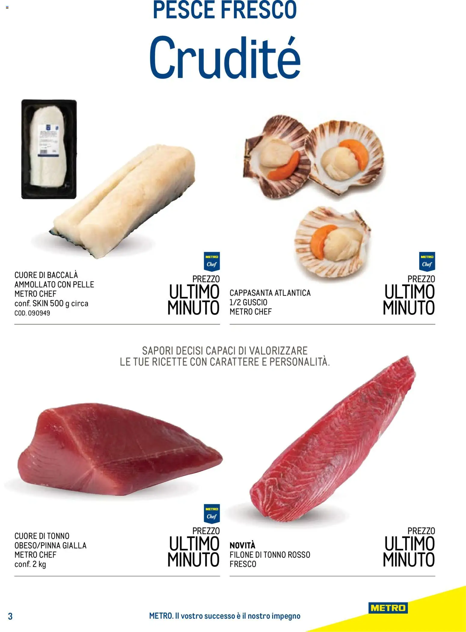 Volantino Metro del 20.11.2025 | Pagina: 3 | Prodotti: Pesce, Tonno