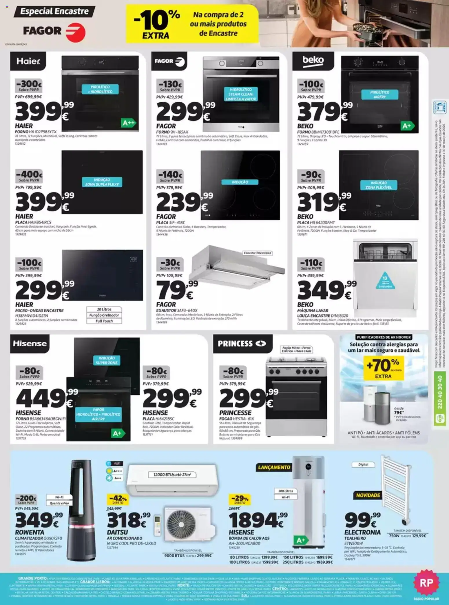 Radio Popular folheto │ válido de 07.04.2026 | Página: 8 | Produtos: Rádio, Exaustor, Ar condicionado, Pó