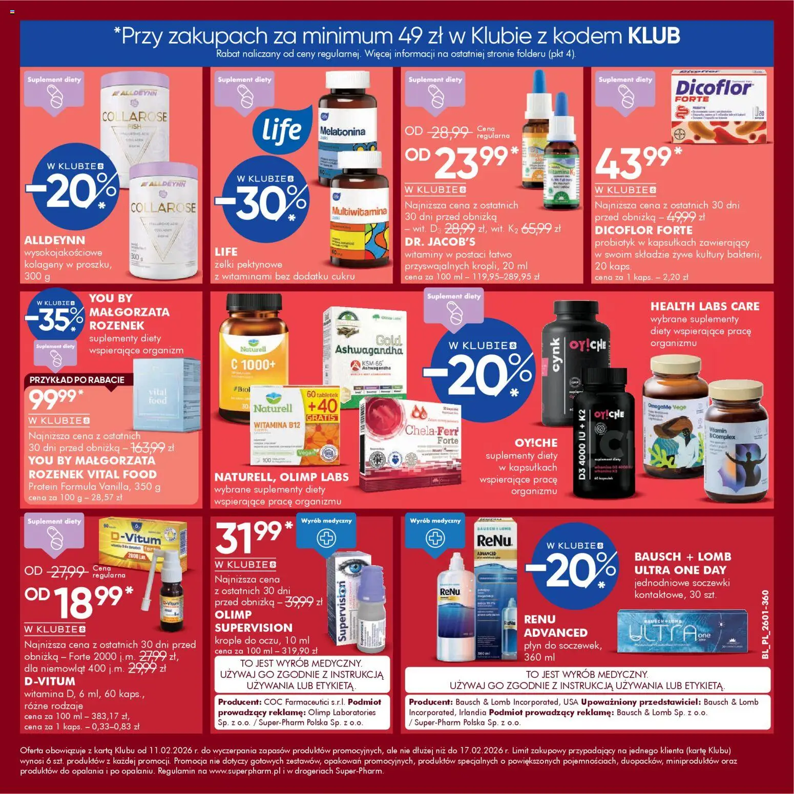 Super-pharm Gazetka od 11.02.2026 | Strona: 11 | Produkty: Karta, Żelki