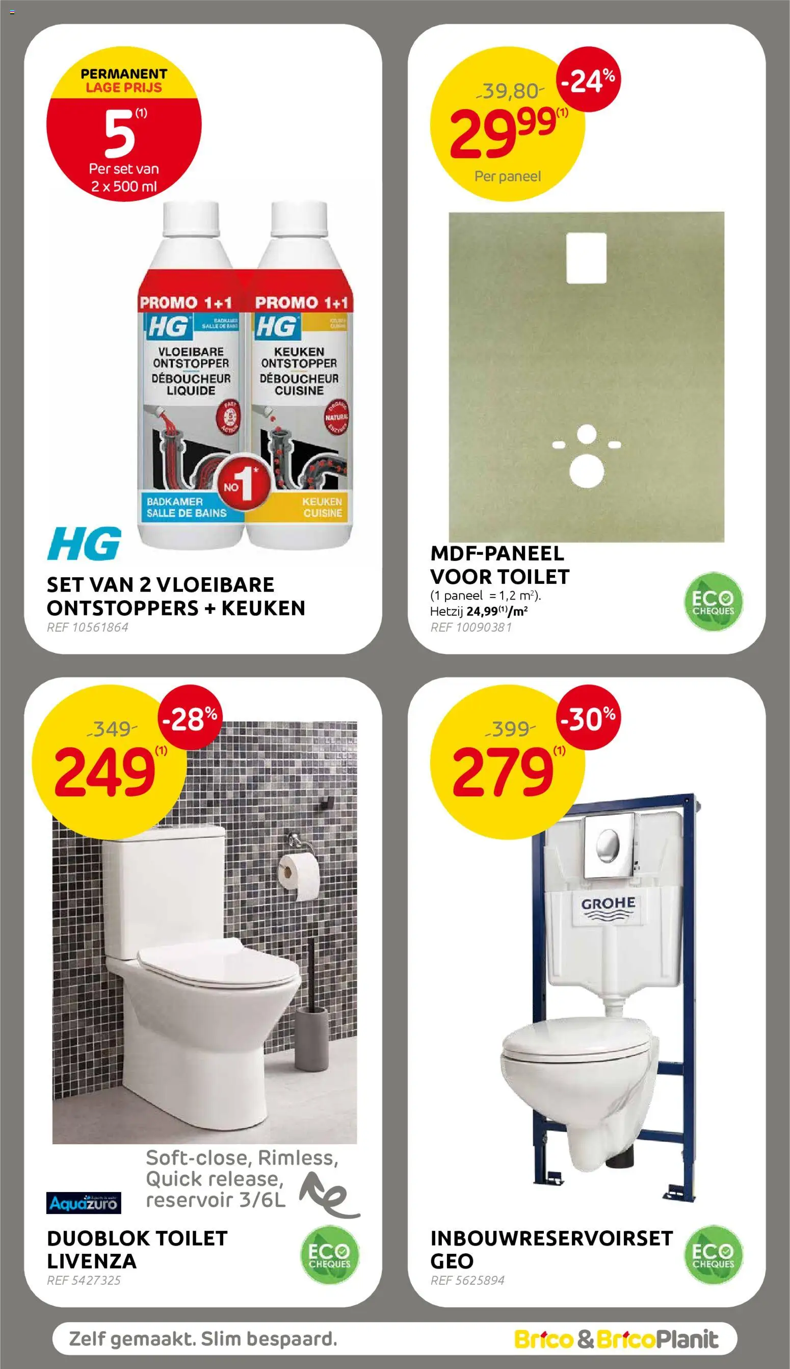 {H1} | Pagina: 47 | Producten: Toilet