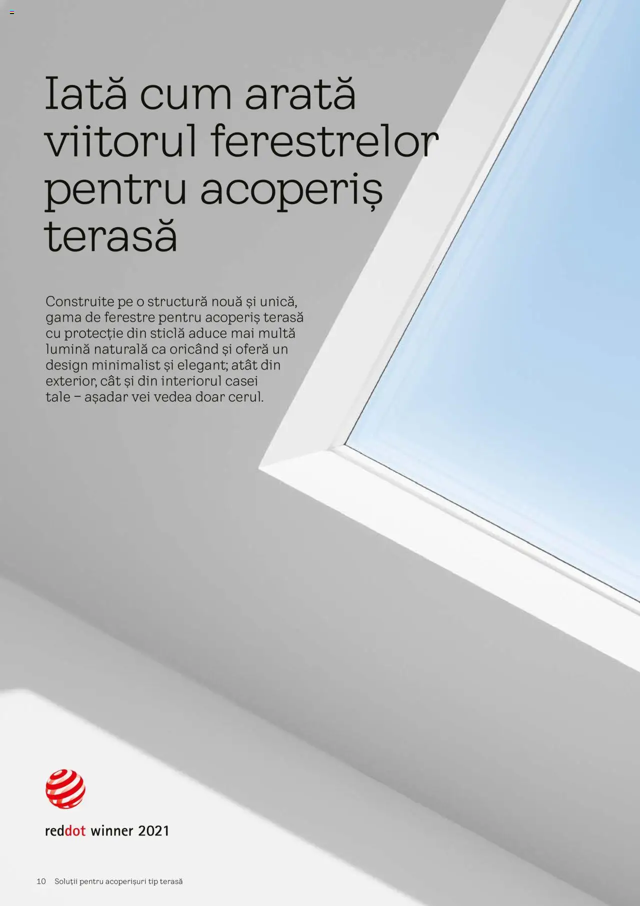 Velux catalog - Ferestre pentru acoperiș terasă – valabil de la 25.02.2025 | Pagină: 10 | Produse: Tavuk suyu