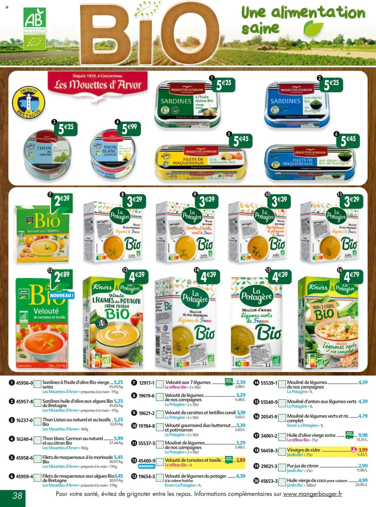 {H1} | Page: 38 | Produits: Butternut, Huile, Tomates, Riz