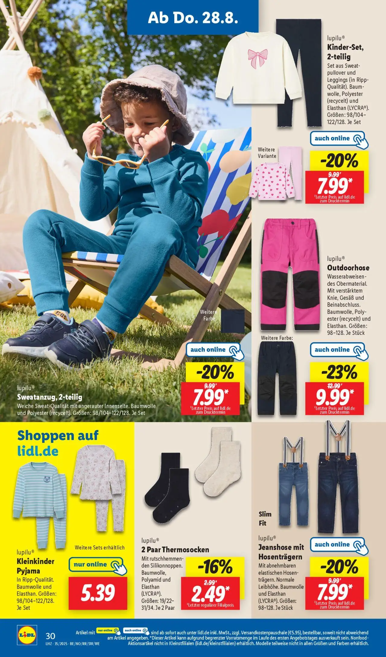 Lidl Prospekt Holzminden	 - gültig ab dem 25.08.2025 | Seite: 18 | Produkte: Pullover, Pyjama, Leggings