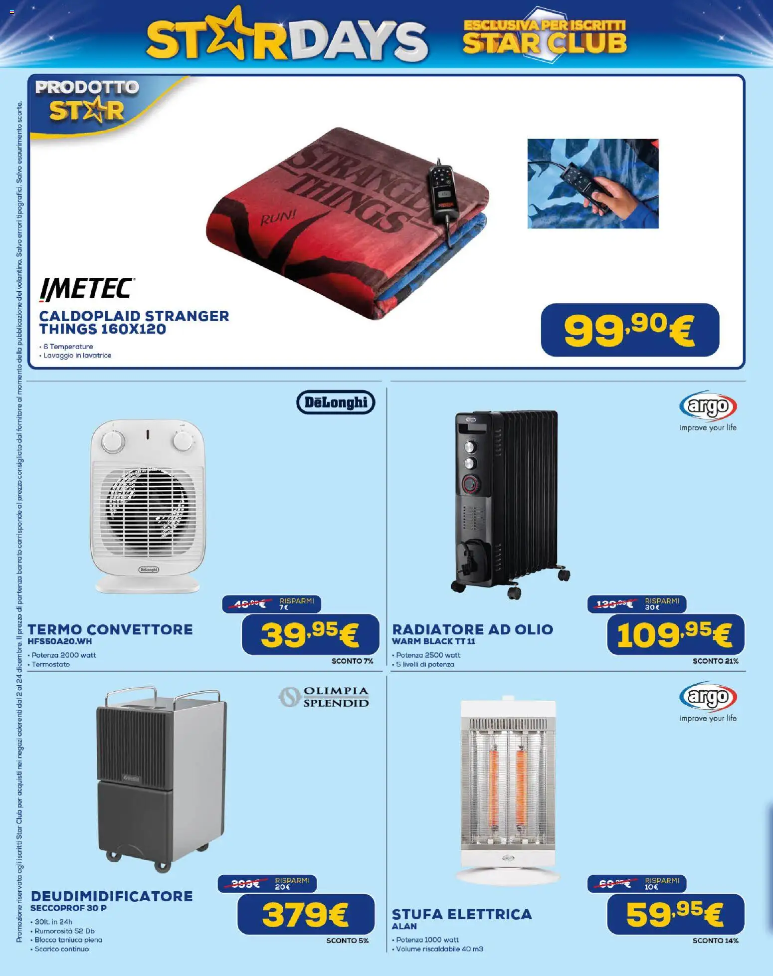 Volantino Euronics del 02.12.2025 | Pagina: 16 | Prodotti: Stufa, Olio, Lavatrice