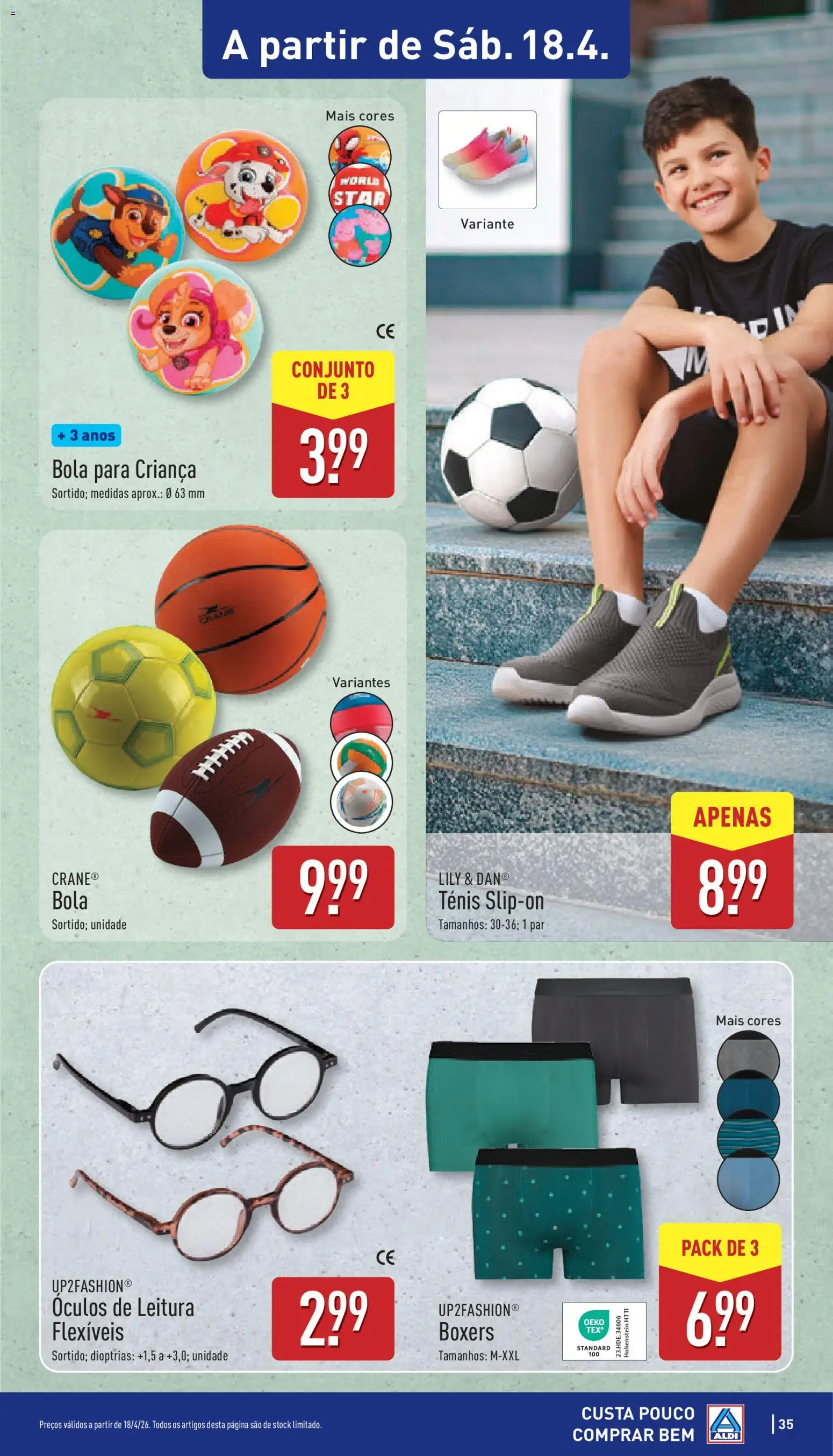 Aldi folheto │ válido de 13.04.2026 | Página: 35 | Produtos: Óculos