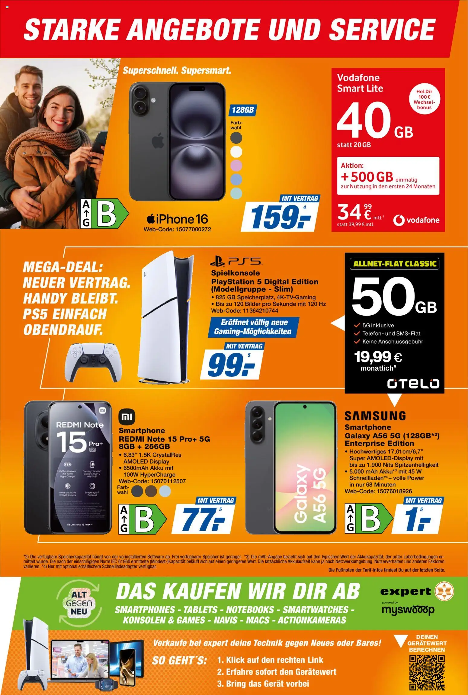 Expert Phone Deals – gültig ab 26.02.2026 | Seite: 3 | Produkte: Spielkonsole, Playstation, Bilder, Telefon