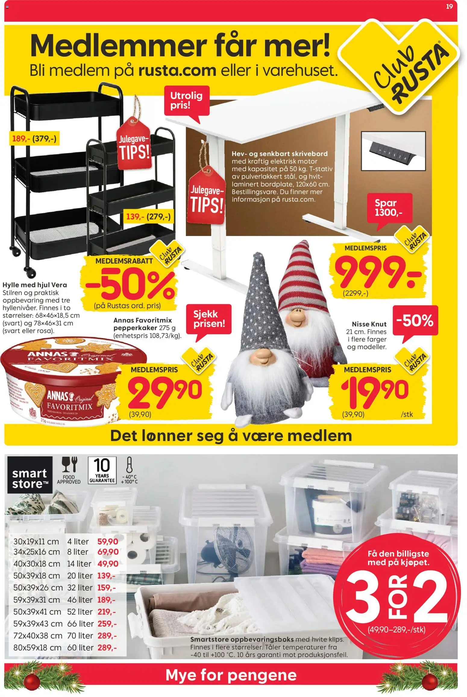 {H1} | Side: 19 | Produkter: Oppbevaringsboks, Hylle, Skrivebord