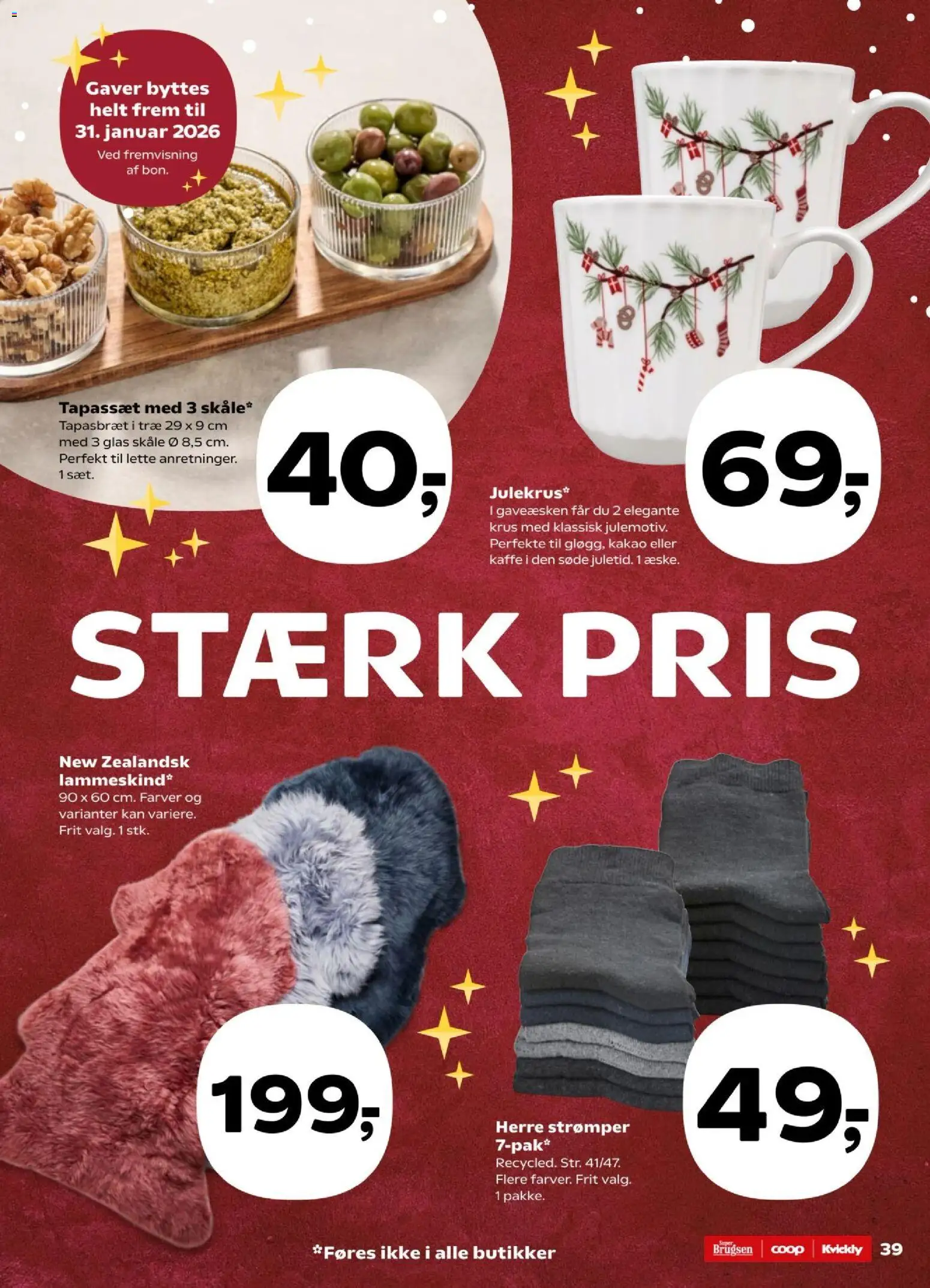 Super Brugsen tilbudsavis – gyldig fra 05.12.2025 | Side: 43 | Produkter: Kaffe, Kakao, Strømper