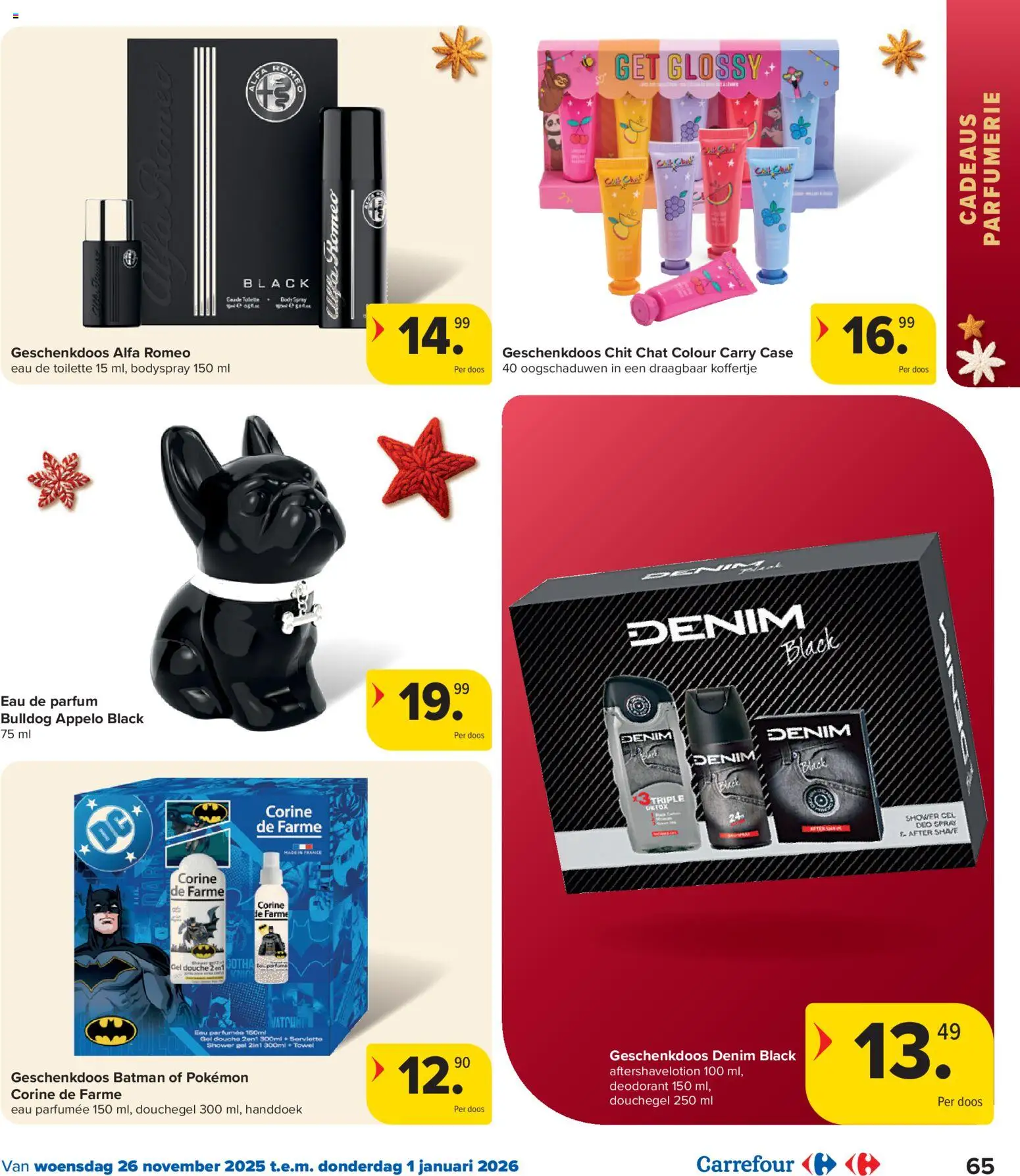 {H1} | Pagina: 65 | Producten: Gel, Handdoek, Douche, Eau de toilette