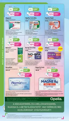 Kulcs Patika akciós újság - amely érvényes a következő dátumtól: 01.04.2026 | Oldal: 14