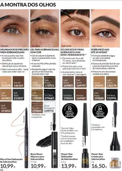 Pré-visualização DELINEADOR DE PRECISÃO PARA SOBRANCELHAS, A nossa ponta mais fina de sempre imita os pelos microfinos. Definição de aparência natural que dura o dia todo. Não é necessário afiar - basta rodar para obter mais cor válido de 01.01.2026 | Página: 44