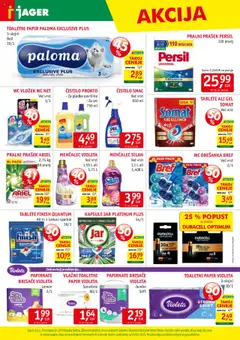 Jager katalog akcije – veljaven od 22.10.2025 | Stran: 15 | Izdelki: Prašek, Pralni prašek, Toaletni papir, Papirnate brisače