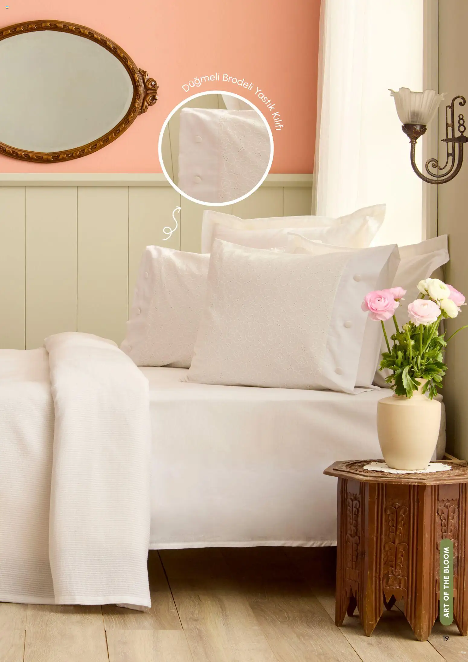 Karaca Home - Katalog  Ev Tekstili -  İlkbahar / Yaz 2026 - 01.03.2026 tarihinden itibaren geçerlidir | Sayfa: 19 | Ürünler: Yastık, Yastık kılıfı