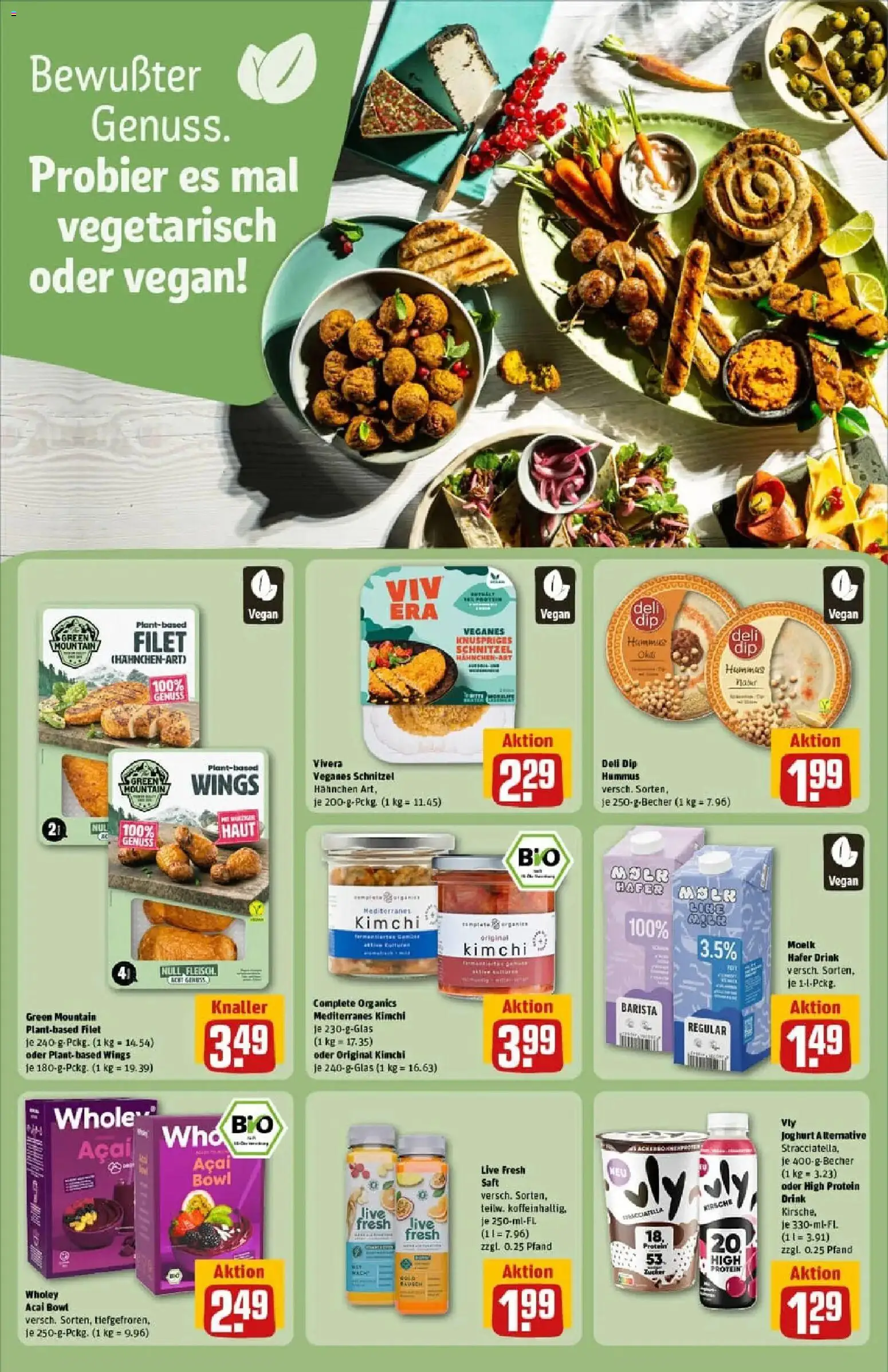 Rewe prospekt Gießen	 – gültig ab 11.01.2026 | Seite: 20 | Produkte: Hahnchen, Joghurt, Schnitzel, Saft