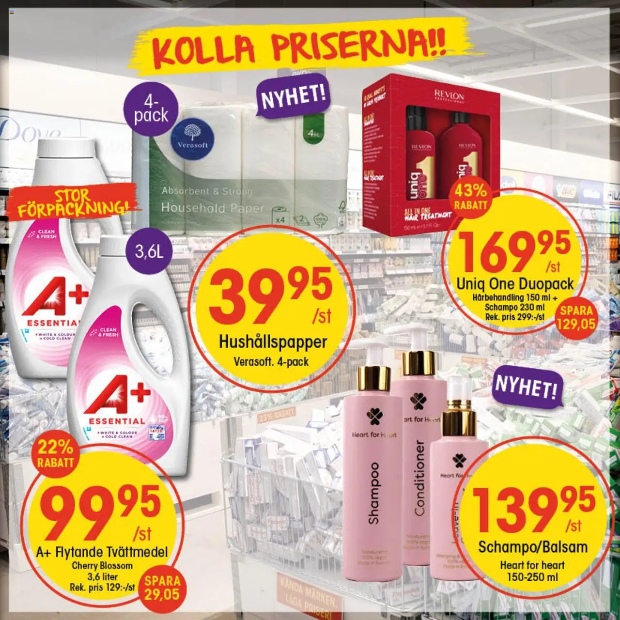 EKO reklamblad aktuell från 29.09.2025 | Sida: 7 | Produkter: Schampo, Tvättmedel, Hushållspapper