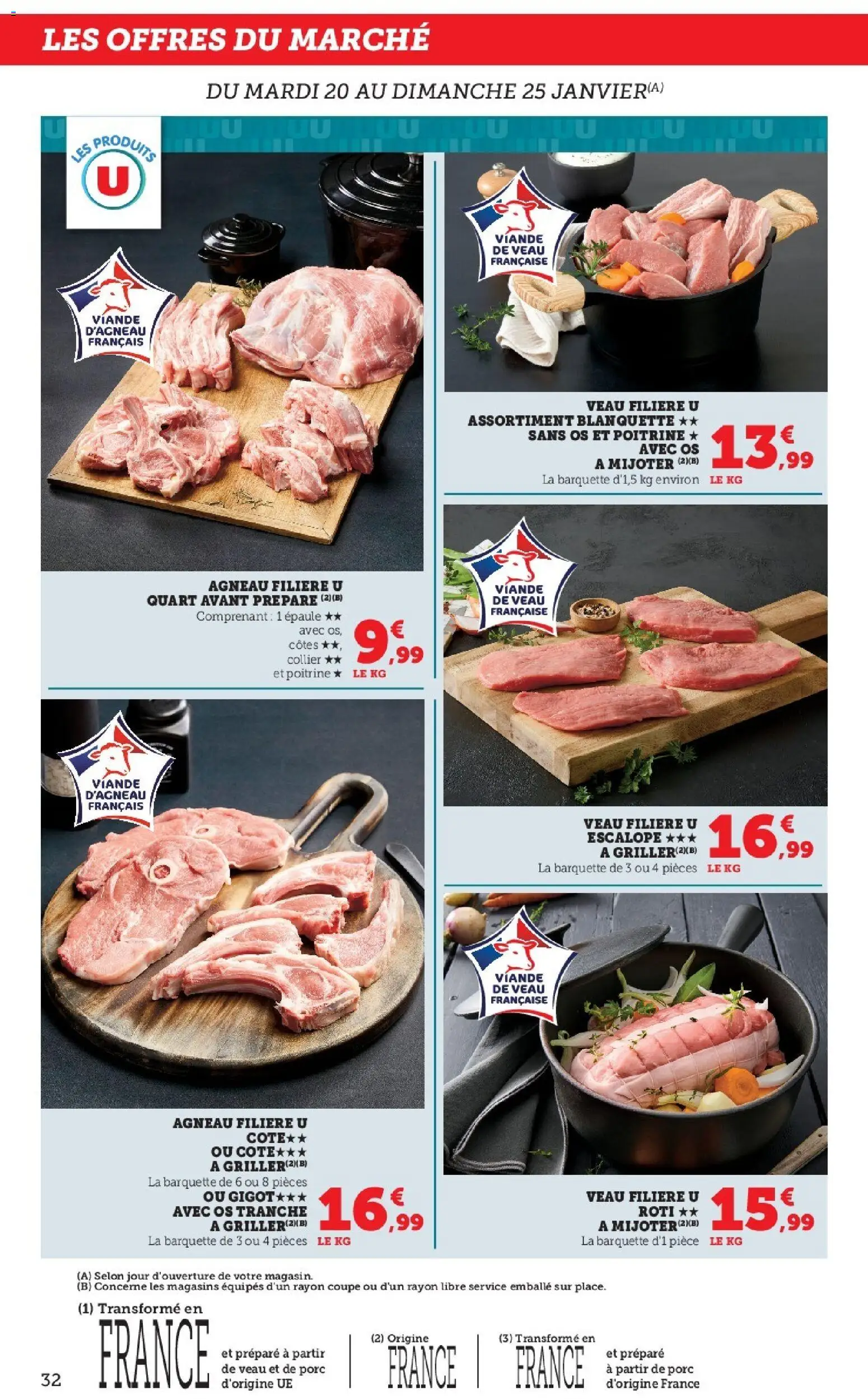 {H1} | Page: 32 | Produits: Agneau, Collier, Viande, Porc