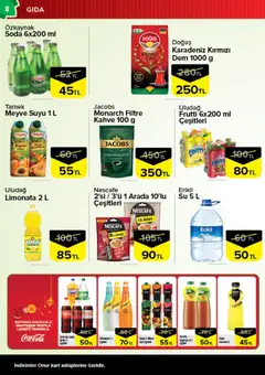 10.03.2026 tarihinden itibaren geçerli olan Onur Market kataloğu önizlemesi | Sayfa: 8