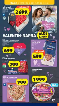 SZÍV ALAKÚ PIZZA*, margherita, 320 g/doboz - amely érvényes a következő dátumtól: 29.01.2026 | Oldal: 33