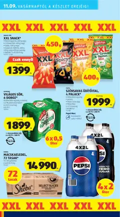 Aldi Akciós újság - amely érvényes a következő dátumtól: 06.11.2025 | Oldal: 54 | Termékek: Pepsi, Doboz, Cola, Cukor