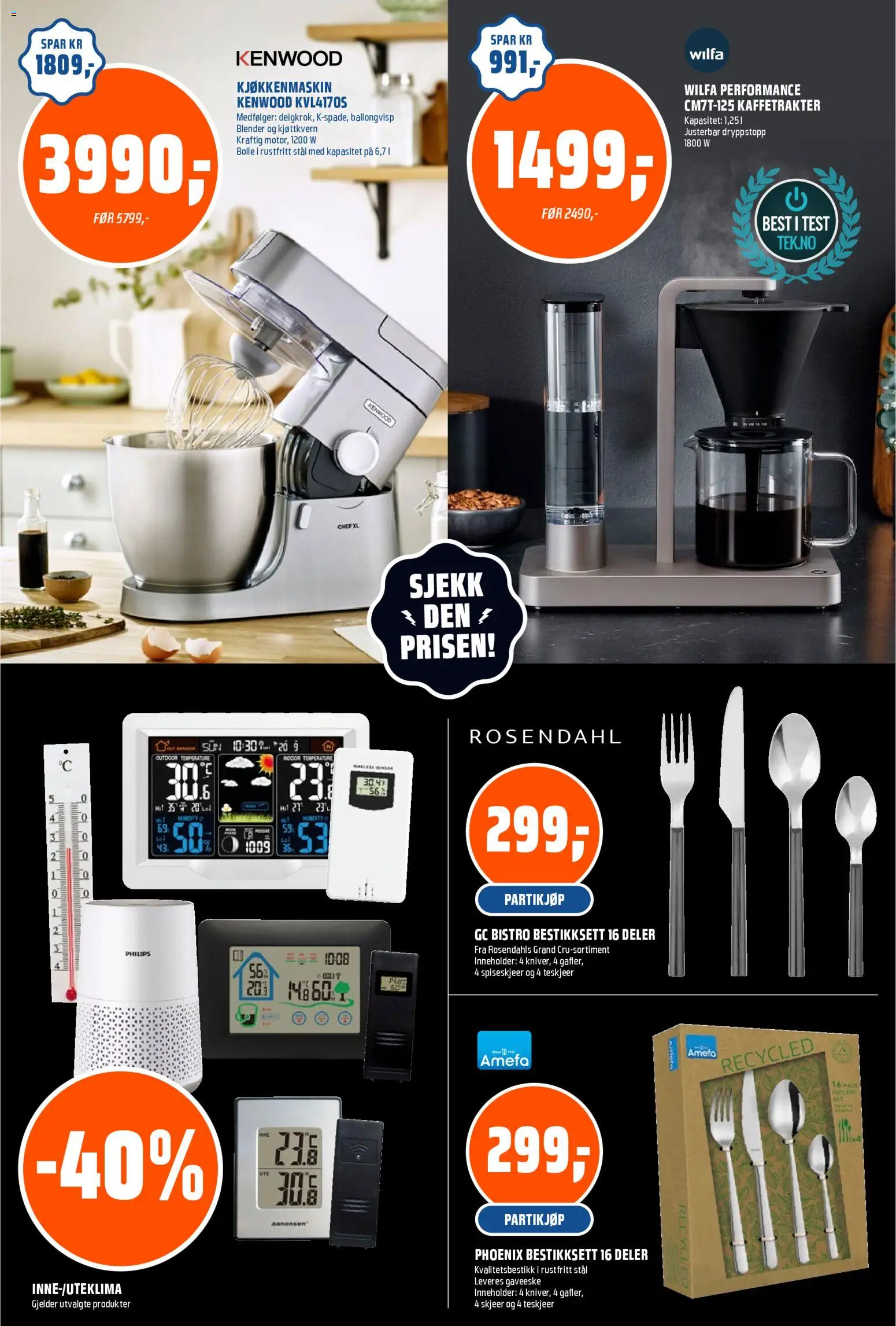 {H1} | Side: 19 | Produkter: Kaffetrakter, Kjøttkvern, Blender, Kjøkkenmaskin