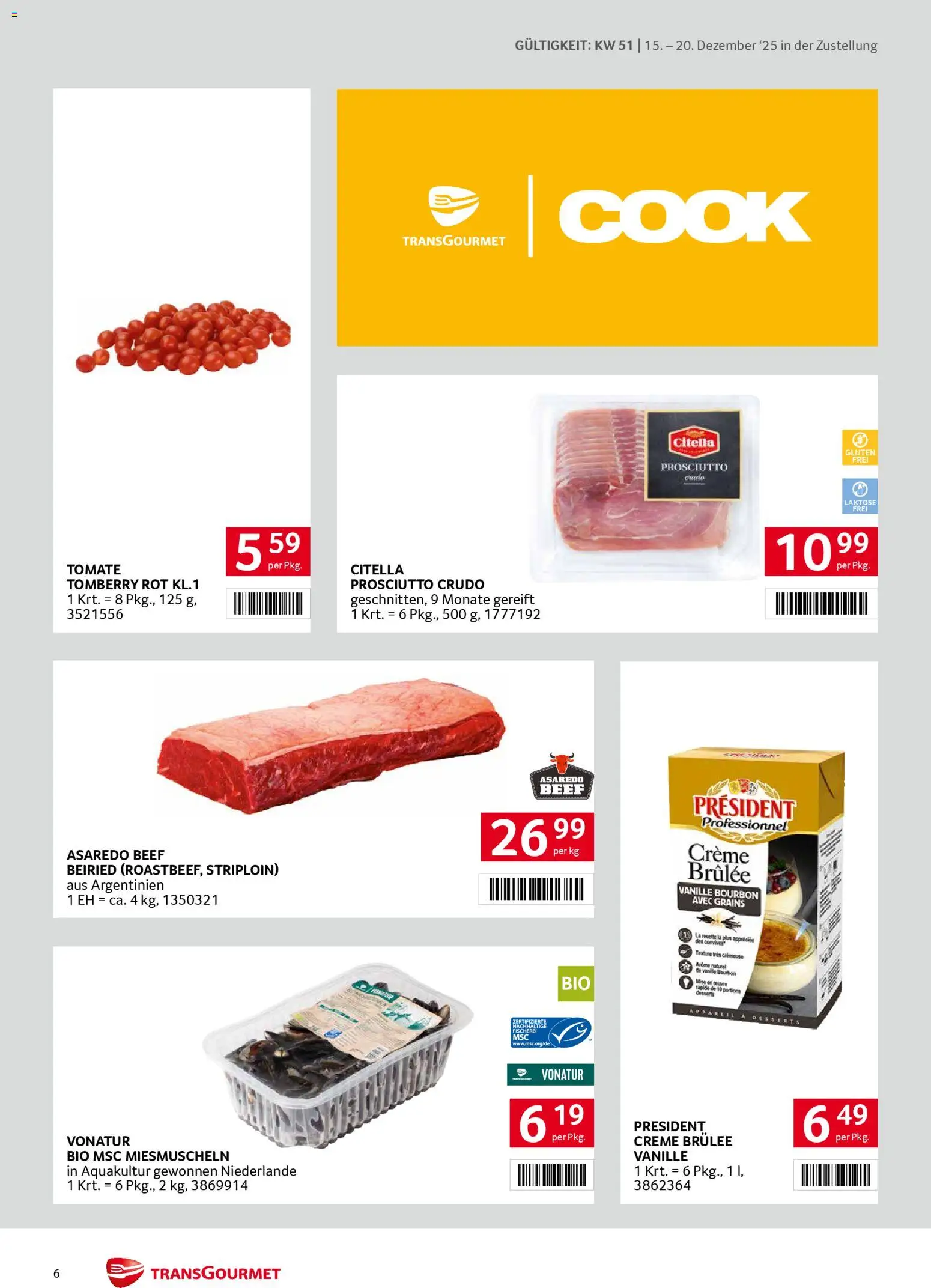 Transgourmet Zustellaktion gültig ab 15.12.2025 | Seite: 6 | Produkte: Creme, Bourbon