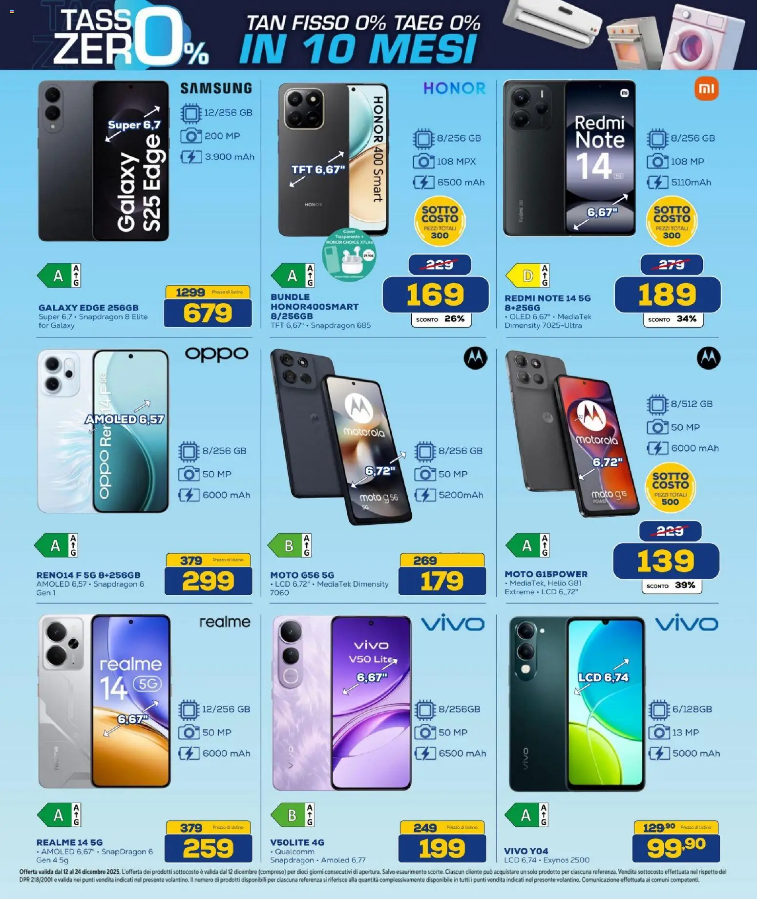 Volantino BRUNO del 12.12.2025 | Pagina: 4 | Prodotti: Tè, Samsung