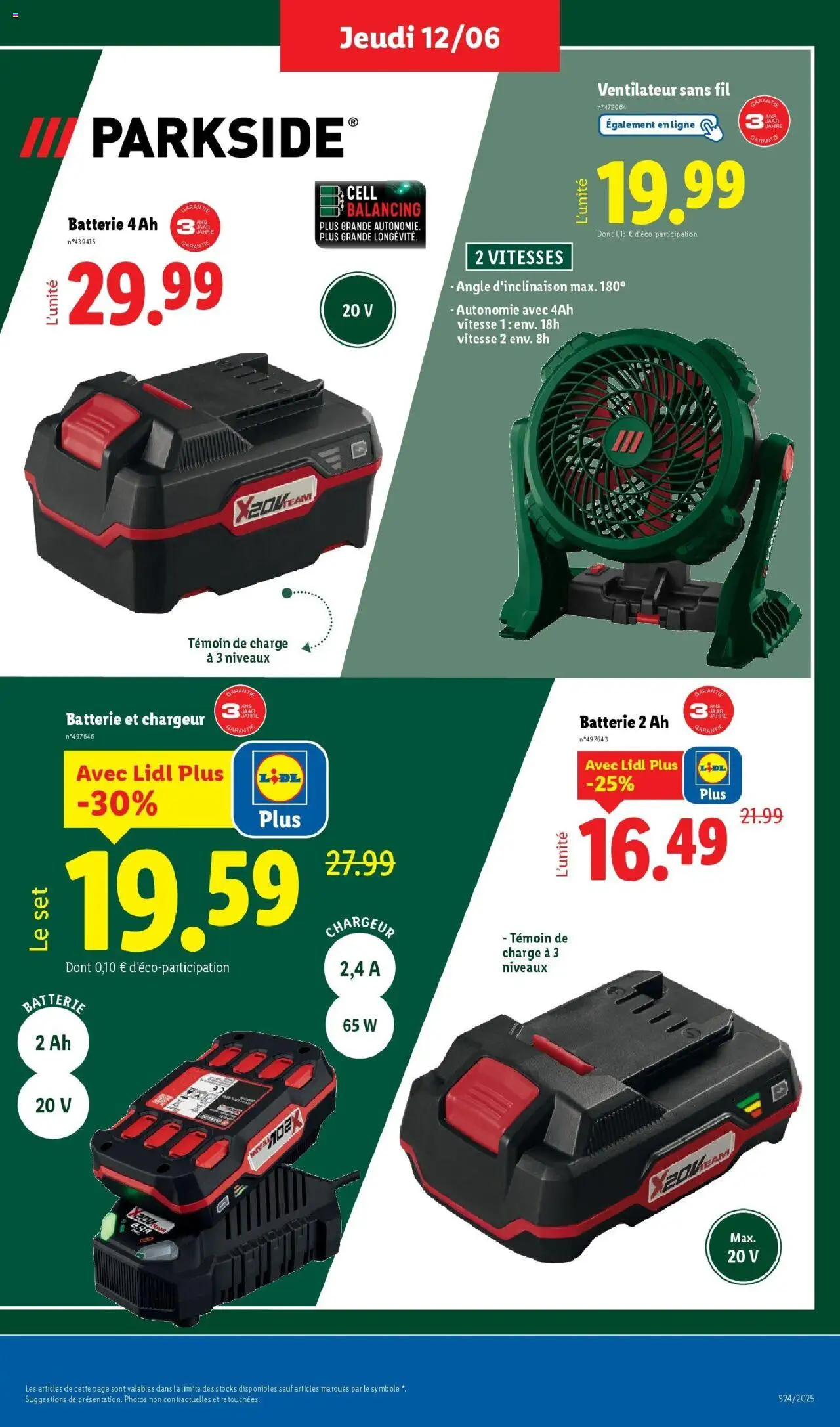  | Page: 29 | Produits: Ventilateur, Batterie