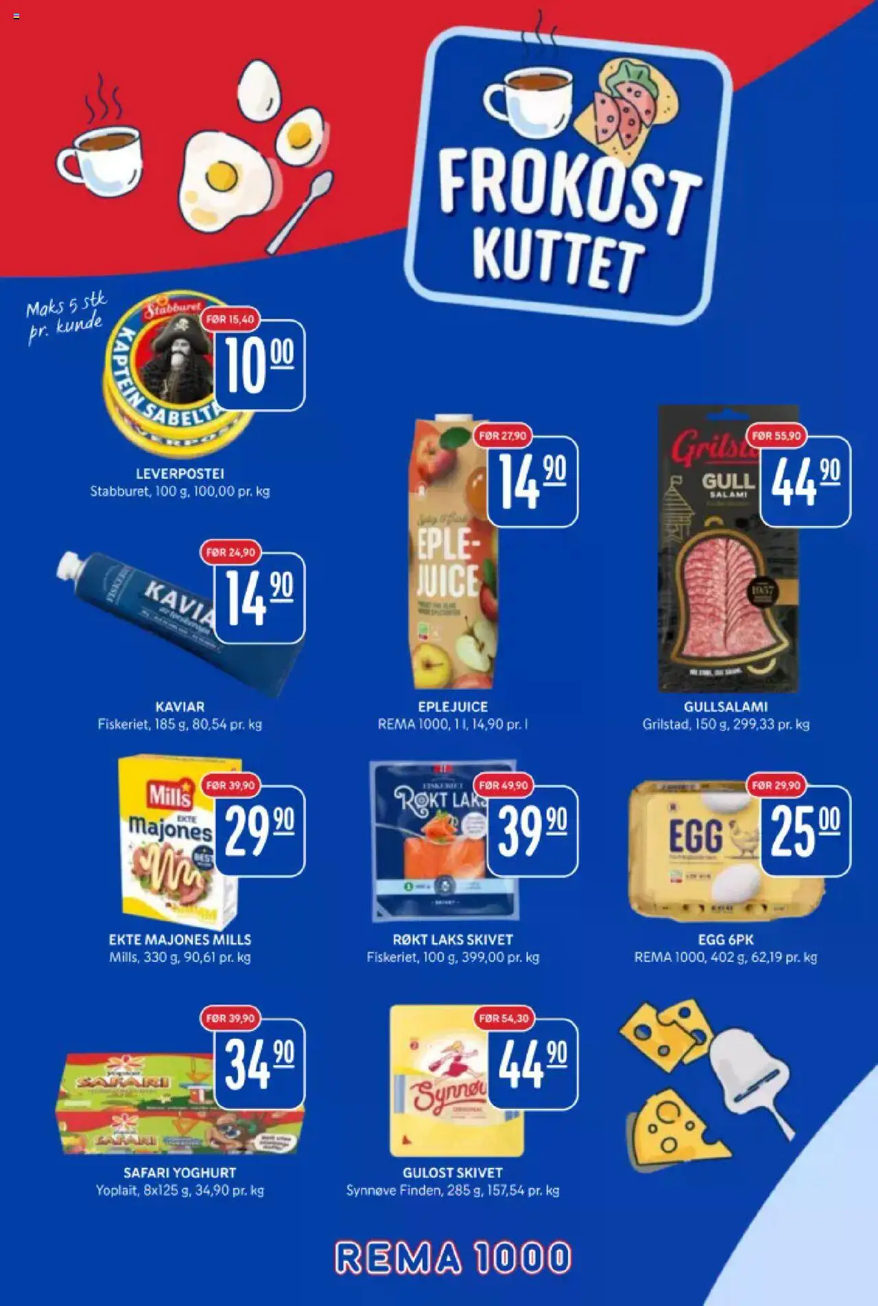  | Side: 2 | Produkter: Yoghurt, Gulost, Leverpostei, Combină frigorifică