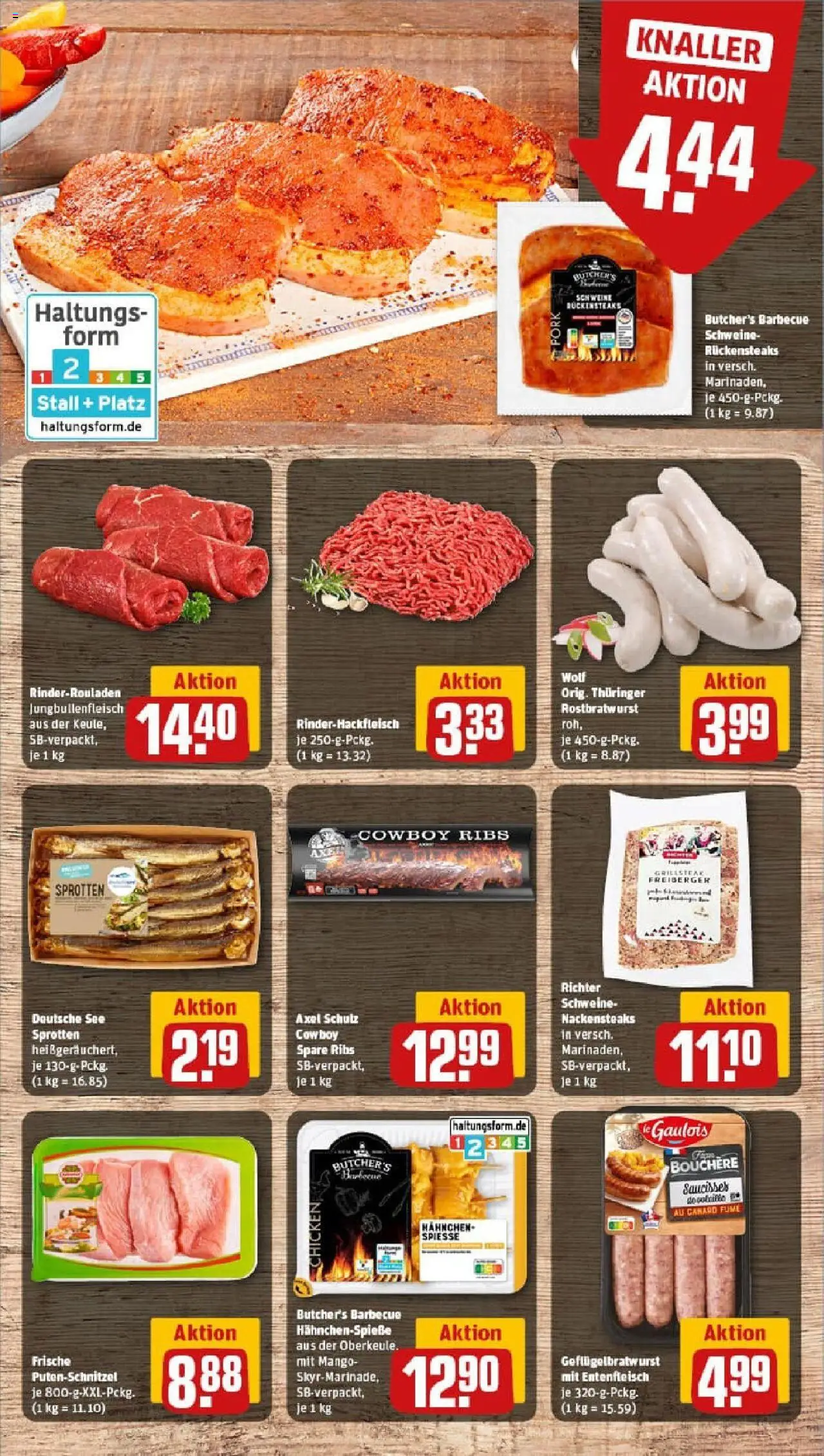 Rewe prospekt Chemnitz	 - gültig ab dem 29.06.2025 | Seite: 10 | Produkte: Nackensteaks, Spare ribs, Putenschnitzel, Steak