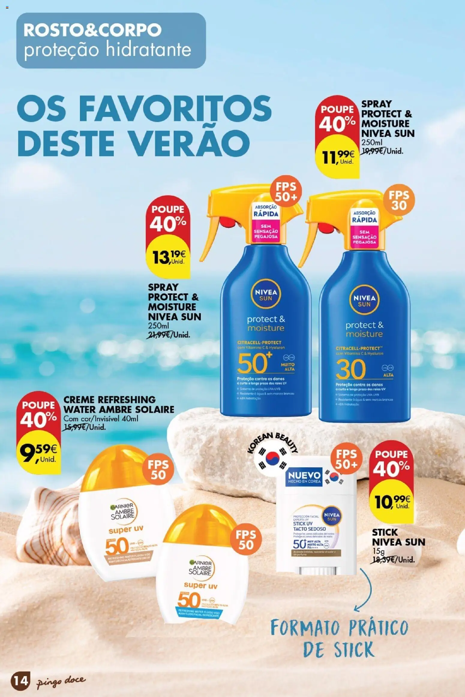Pingo Doce Catálogo de solares 2026 │ válido de 24.03.2026 | Página: 14 | Produtos: Vitamina c, Creme
