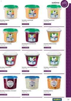 Pogląd oferty "Makro Gazetka - Smart Chef Warzywa i Owoce" - ważna od 01.01.2026 | Strona: 13 | Produkty: Surówka colesław