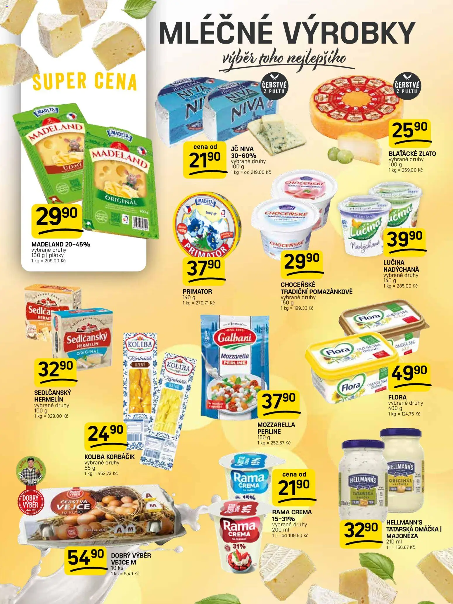 Flop leták od 15.04.2026 | Strana: 4 | Produkty: Madeland Madeta, Crema, Mozzarella, Niva