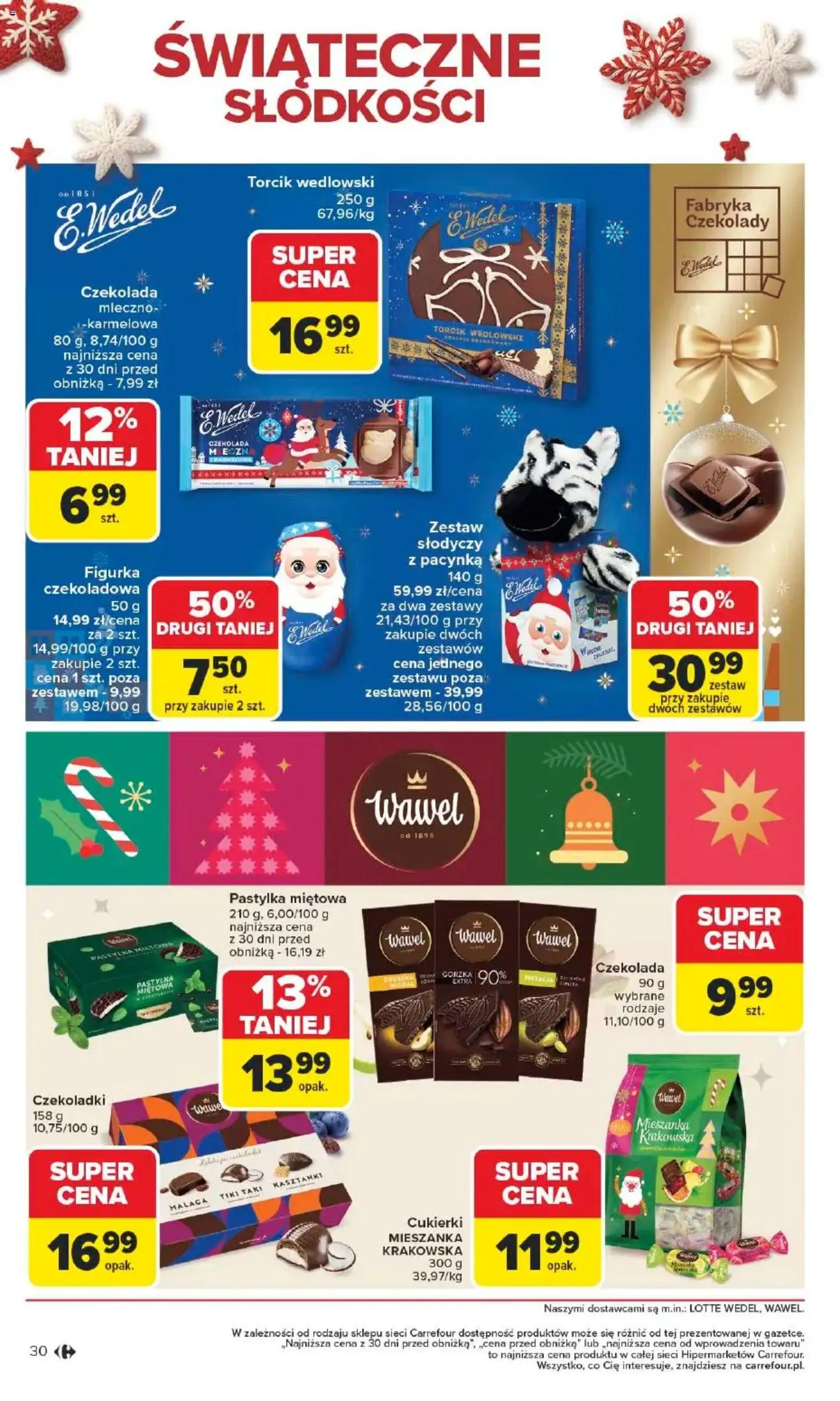 Carrefour Gazetka - Święta spełnionych marzeń od 10.11.2025 | Strona: 31 | Produkty: Czekolady, Czekoladowa, Mieszanka krakowska, Czekolada