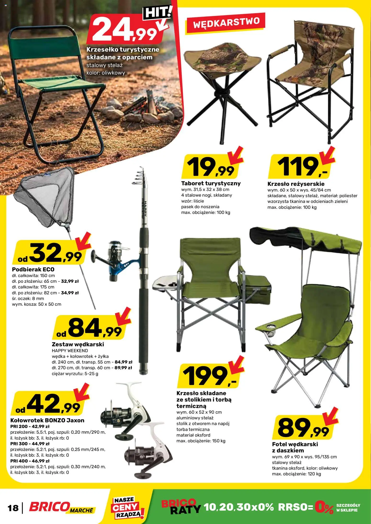 Brico Marché gazetka od 22.04.2026 | Strona: 18 | Produkty: Pasek, Torba, Torba termiczna, Krzesło