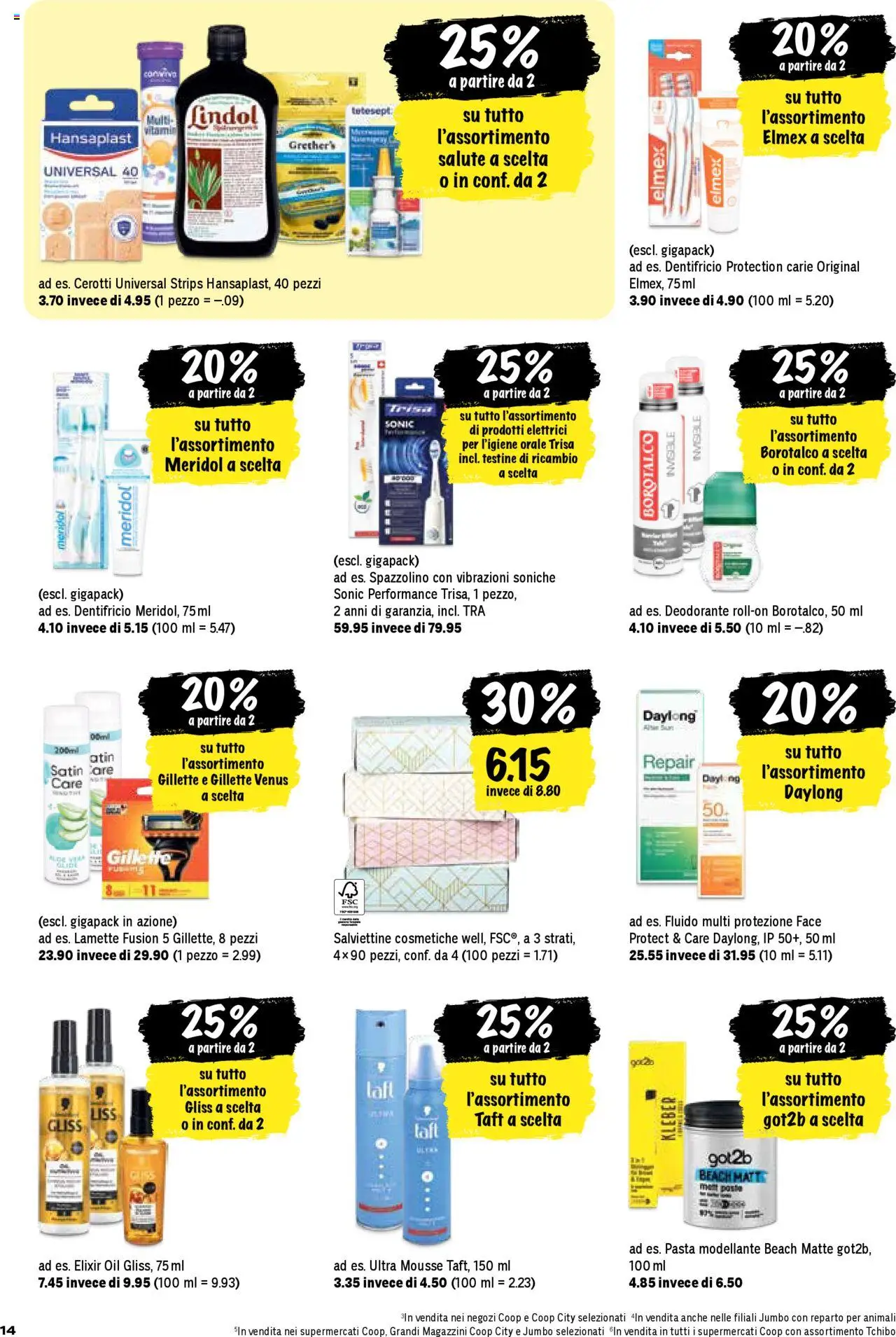 Coop - Una settimana di azioni – gültig ab 09.10.2025 | Seite: 14 | Produkte: Deodorant, Pasta