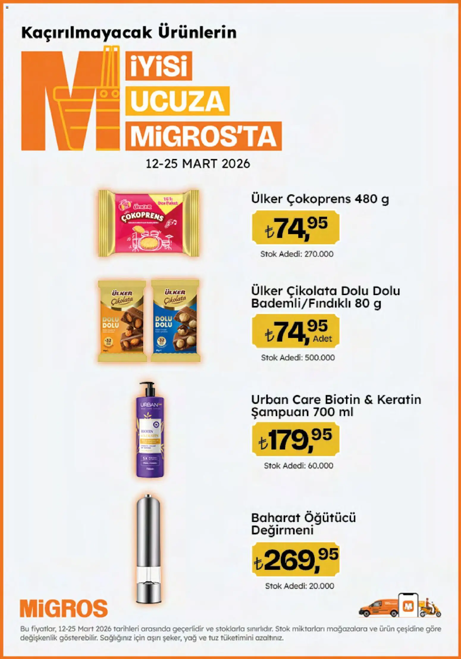Migros Katalog - 5M Migroskop Dijital - 12.03.2026 tarihinden itibaren geçerlidir | Sayfa: 112 | Ürünler: Şampuan, Çikolata, Baharat, Tuz