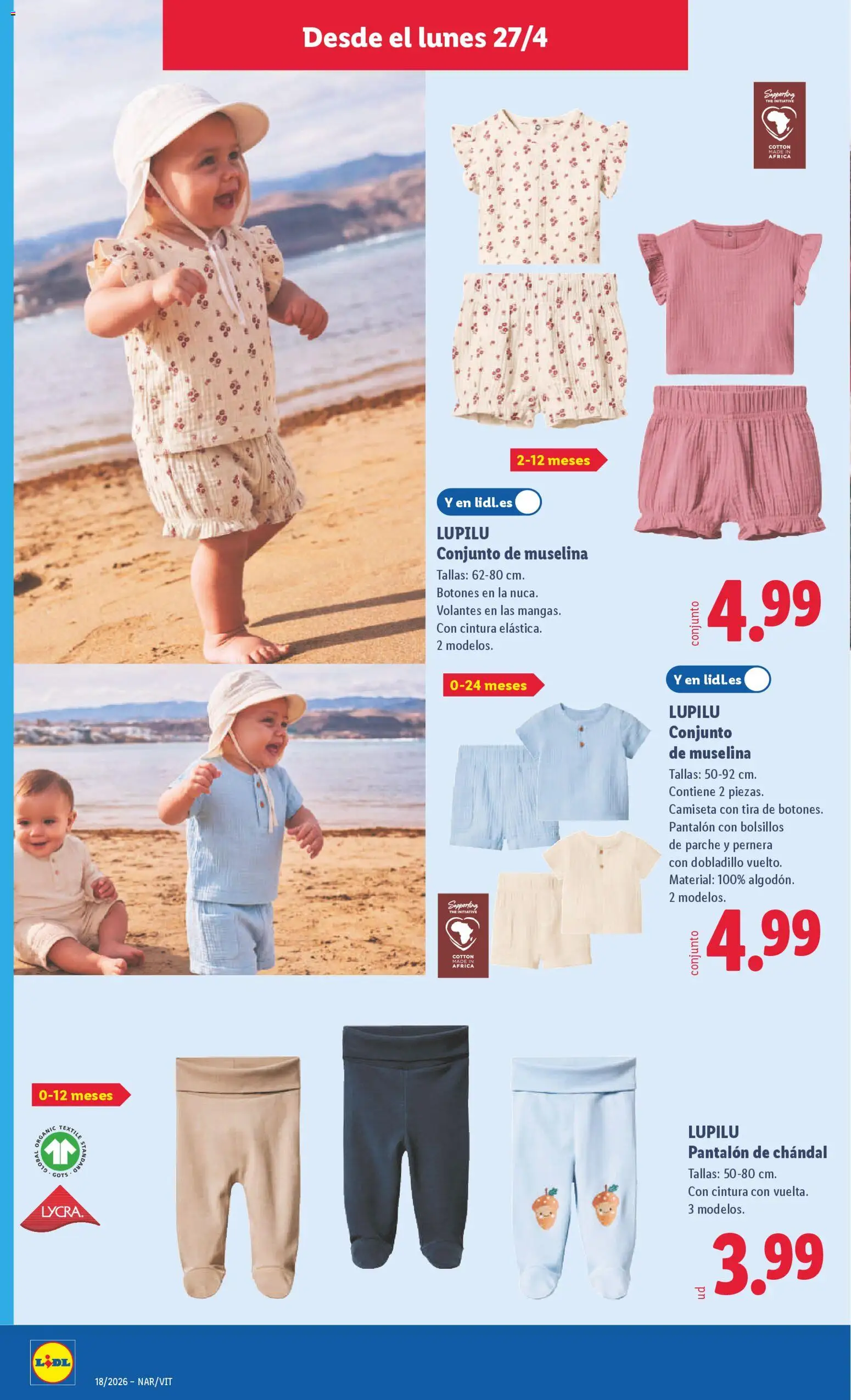 Lidl folleto de bazar │ válido desde el 27.04.2026 | Página: 18 | Productos: Pantalón de chándal