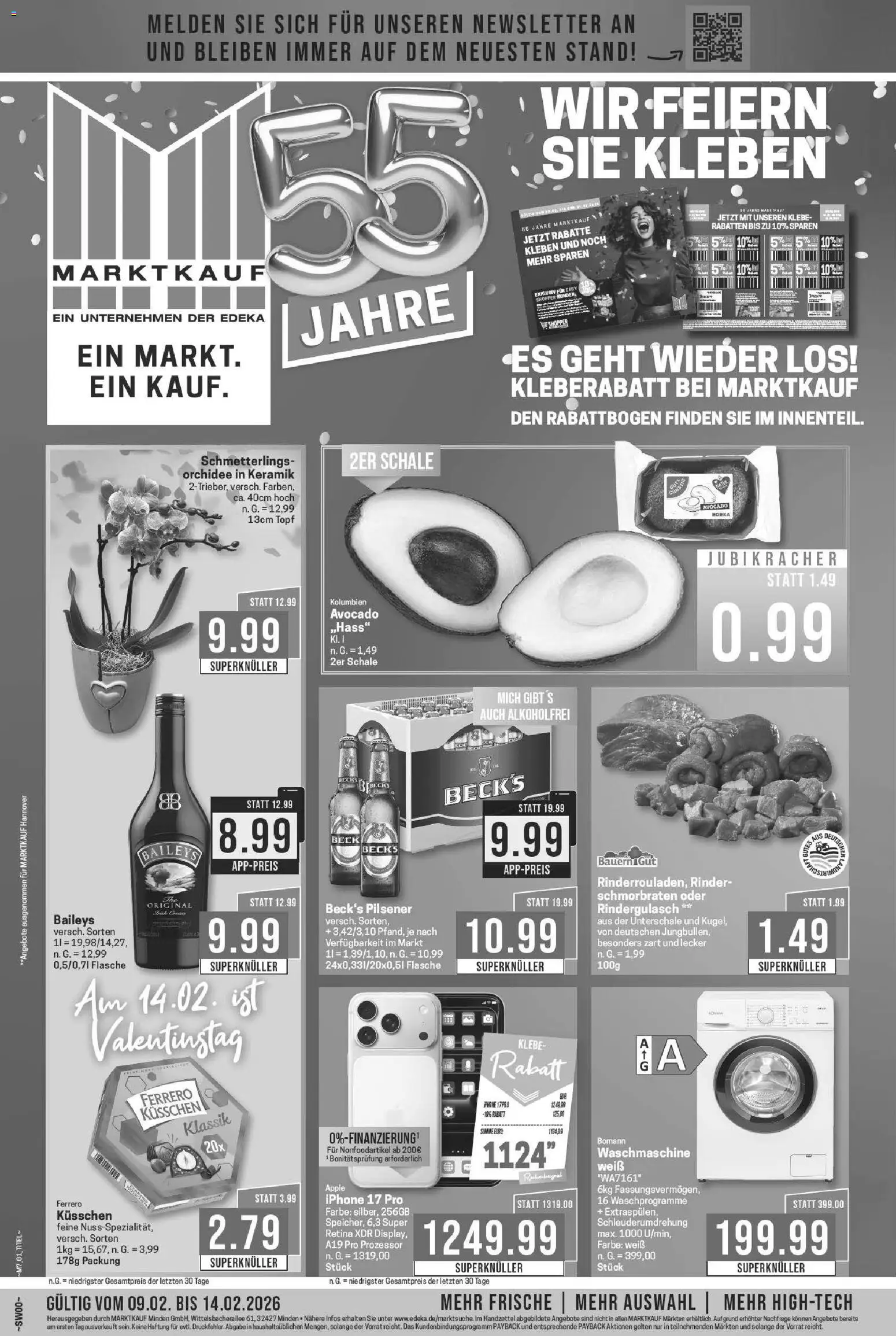 Marktkauf Prospekt 	 – gültig ab 09.02.2026 | Seite: 1