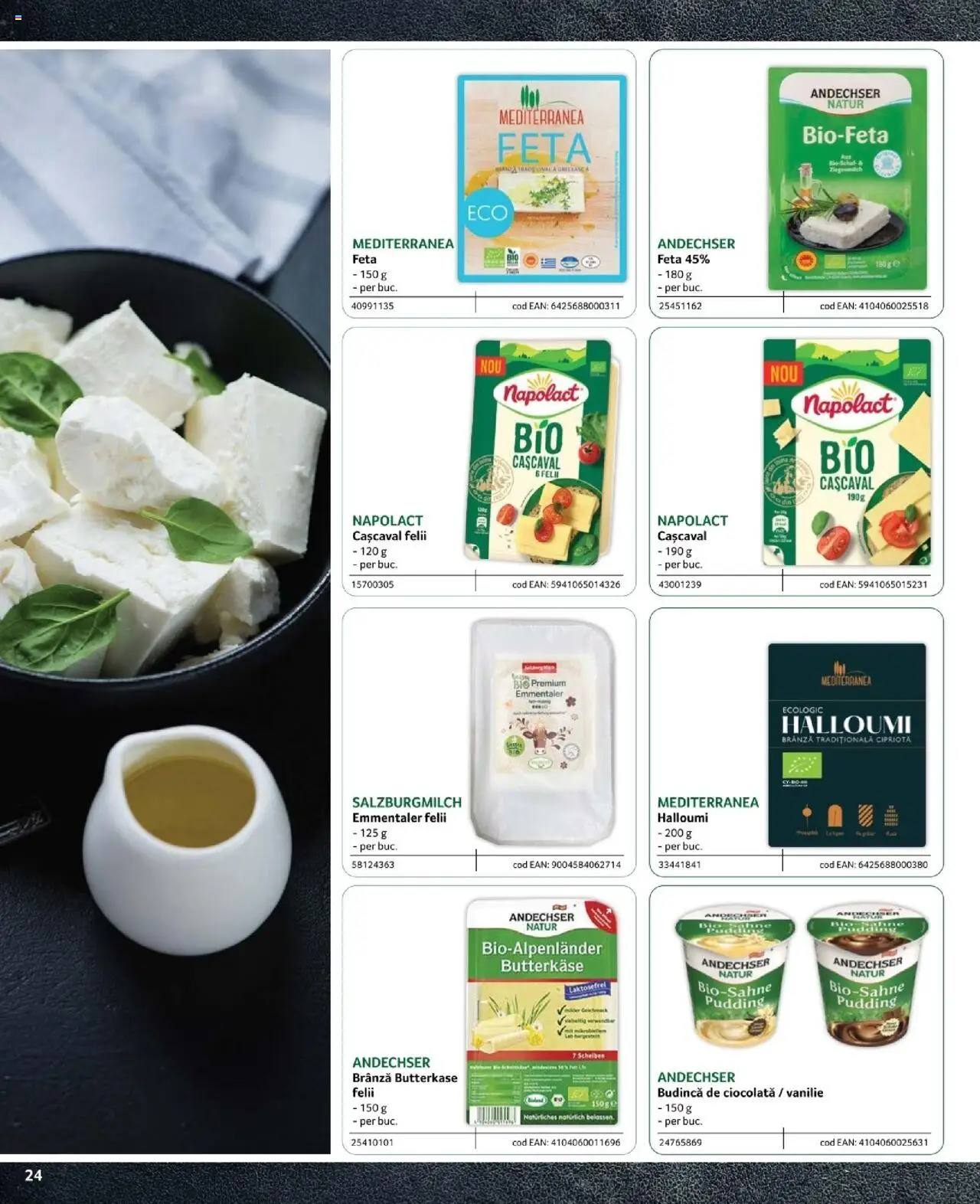 Noul catalog Selgros – valabil de la 09.02.2024 | Pagină: 24 | Produse: Cașcaval, Brânză, Ciocolată